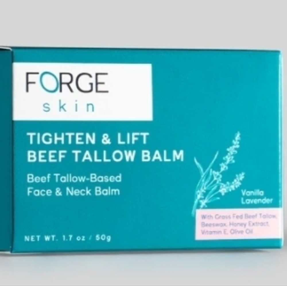 (2) New, Sealed Forge Skin Tighten & Lift Beef Tallow Balms